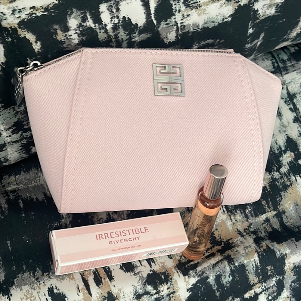 Givenchy Pink Geometric Cosmetic Bag